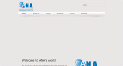 Desktop Screenshot of ana.com.sa